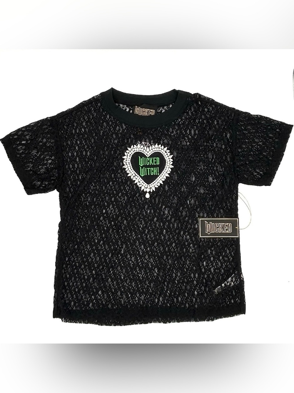 Wicked Witch Gem Lace Shirt Top Forever 21 Limited Edition Movie Blouse Small